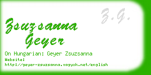 zsuzsanna geyer business card